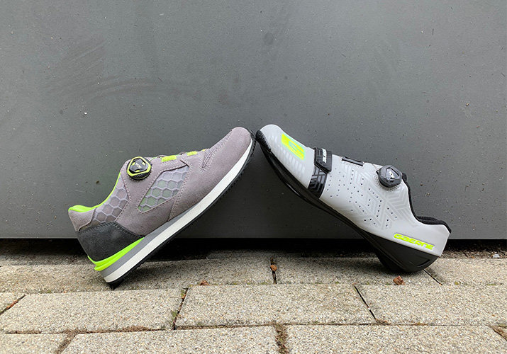 Superge ali kolesarski čevlji?