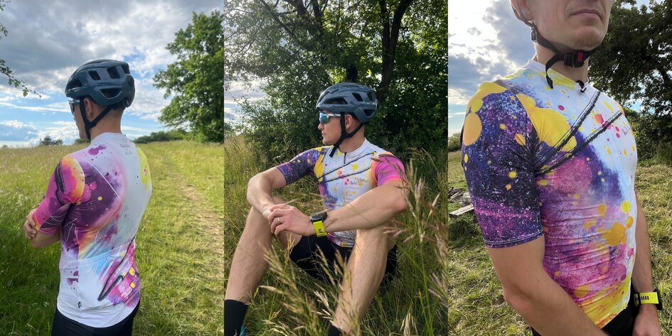 Recenzija kolesarskega dresa Holokolo Splash – idealna izbira za pomlad in poletje>