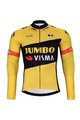 BONAVELO Kolesarski zimski set - JUMBO-VISMA 2024 WNT - rumena/črna
