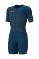 ALÉ Kolesarski kombinezon - TRIATHLON  MAUI LONG TRI SS - modra