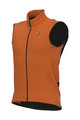 ALÉ Kolesarski brezrokavnik - GUSCIO VENTO 2.0 - rjava