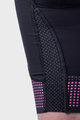 ALÉ Kolesarske kratke hlače z naramnicami - PRS MASTER 2.0 LADY - črna/rožnata