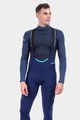 ALÉ Kolesarske dolge hlače z naramnicami - KLIMATIK K-ATMO 2.0 - modra