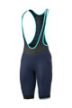 ALÉ Kolesarske kratke hlače z naramnicami - KLIMATIK K-ATMO 2.0 - modra