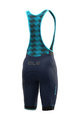 ALÉ Kolesarske kratke hlače z naramnicami - KLIMATIK K-ATMO 2.0 - modra
