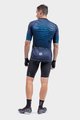 ALÉ Kolesarski dres s kratkimi rokavi - PR-S CHECKER - modra
