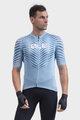 ALÉ Kolesarski dres s kratkimi rokavi - SOLID THORN - modra