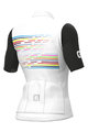 ALÉ Kolesarski dres s kratkimi rokavi - PR-S LOGO LADY - bela