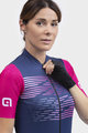 ALÉ Kolesarski dres s kratkimi rokavi - PR-S LOGO LADY - vijolična/rožnata