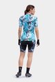 ALÉ Kolesarski dres s kratkimi rokavi - PR-R AMAZZONIA LADY - zelena