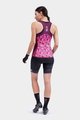 ALÉ Kolesarski dres brez rokavov - SOLID CANDY LADY - rožnata