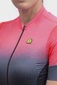 ALÉ Kolesarski dres s kratkimi rokavi - PR-S GRADIENT LADY - oranžna