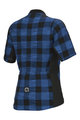 ALÉ Kolesarski dres s kratkimi rokavi - OFF ROAD - GRAVEL SCOTTISH LADY - modra