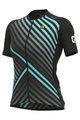ALÉ Kolesarski dres s kratkimi rokavi - PR-R FAST LADY - črna