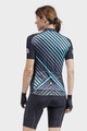 ALÉ Kolesarski dres s kratkimi rokavi - PR-R FAST LADY - črna