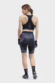 ALÉ Kolesarske kratke hlače brez naramnic -  SOLID CHIOS LADY - črna
