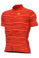 ALÉ Kolesarski dres s kratkimi rokavi - SOLID STEP - rdeča