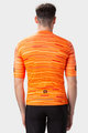 ALÉ Kolesarski dres s kratkimi rokavi - SOLID STEP - oranžna