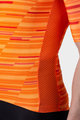 ALÉ Kolesarski dres s kratkimi rokavi - SOLID STEP - oranžna