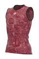 ALÉ Kolesarska  majica brez rokavov - INTIMO BREAK - bordo