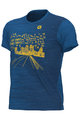 ALÉ Kolesarski dres s kratkimi rokavi - OFF ROAD - GRAVEL AWAY - modra