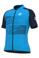 ALÉ Kolesarski dres s kratkimi rokavi - LOGO - svetlo modra