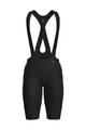 ALÉ Kolesarske kratke hlače z naramnicami - WATT 3.6R-EV1 - črna
