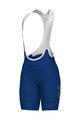 ALÉ Kolesarske kratke hlače z naramnicami - MAGIC COLOUR PR-E - modra