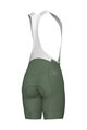 ALÉ Kolesarske kratke hlače z naramnicami - MAGIC COLOUR PR-E - zelena