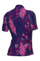 ALÉ Kolesarski dres s kratkimi rokavi - LEAF PR-S - rožnata