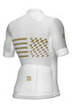 ALÉ Kolesarski dres s kratkimi rokavi - PLAY PR-E - bela