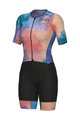 ALÉ Kolesarski kombinezon - BOMB TRIATHLON - rožnata