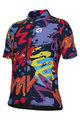 ALÉ Kolesarski dres s kratkimi rokavi - SKETCH KID - modra