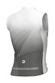 ALÉ Kolesarski dres brez rokavov - MODULAR PR-E - bela