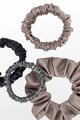 ATHLEEYA trakovi za lase - SCRUNCHIE SET - bež
