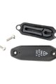 SRAM komplet za ročico - DISC BRAKE LEVER RESERVOIR CAP KIT - črna