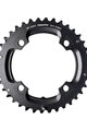 SRAM menjalnik - MTB 38T 104 S1 49 CHAINLINE AL5 2X10 LONG PIN BLAST - črna