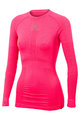 SPORTFUL Kolesarska  majica z dolgimi rokavi - 2ND SKIN - rožnata