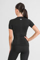 SPORTFUL Kolesarska  majica s kratkimi rokavi - 2ND SKIN W - črna
