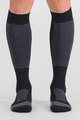 SPORTFUL Kolesarske  dokolenke - WARM WOOL LONG - črna/siva