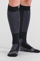 SPORTFUL Kolesarske  dokolenke - WARM WOOL LONG - črna/siva