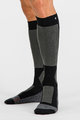 SPORTFUL Kolesarske  dokolenke - WARM WOOL LONG - črna/siva