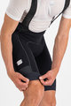 SPORTFUL Kolesarske kratke hlače z naramnicami - SUPERGIARA - črna