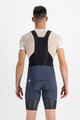 SPORTFUL Kolesarske kratke hlače z naramnicami - GTS - modra