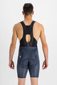 SPORTFUL Kolesarske kratke hlače z naramnicami - BODYFIT PRO AIR - modra