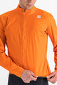 SPORTFUL Kolesarski vodo odporen dežni plašč - HOT PACK NORAIN - oranžna