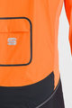 SPORTFUL Kolesarski vodo odporen dežni plašč - HOT PACK NORAIN - oranžna