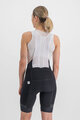 SPORTFUL Kolesarske kratke hlače z naramnicami - SUPERGIARA - črna