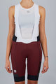 SPORTFUL Kolesarske kratke hlače z naramnicami - SUPERGIARA - bordo