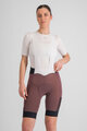 SPORTFUL Kolesarske kratke hlače z naramnicami - SUPERGIARA - bordo